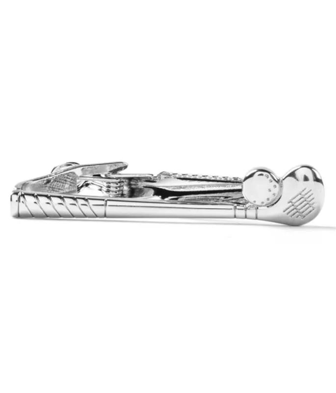 Golf Club Silver Tie Bar sold by The Tie Bar