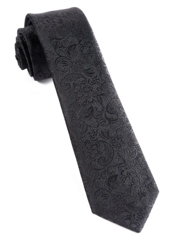 Ceremony Paisley Black Tie sold by The Tie Bar