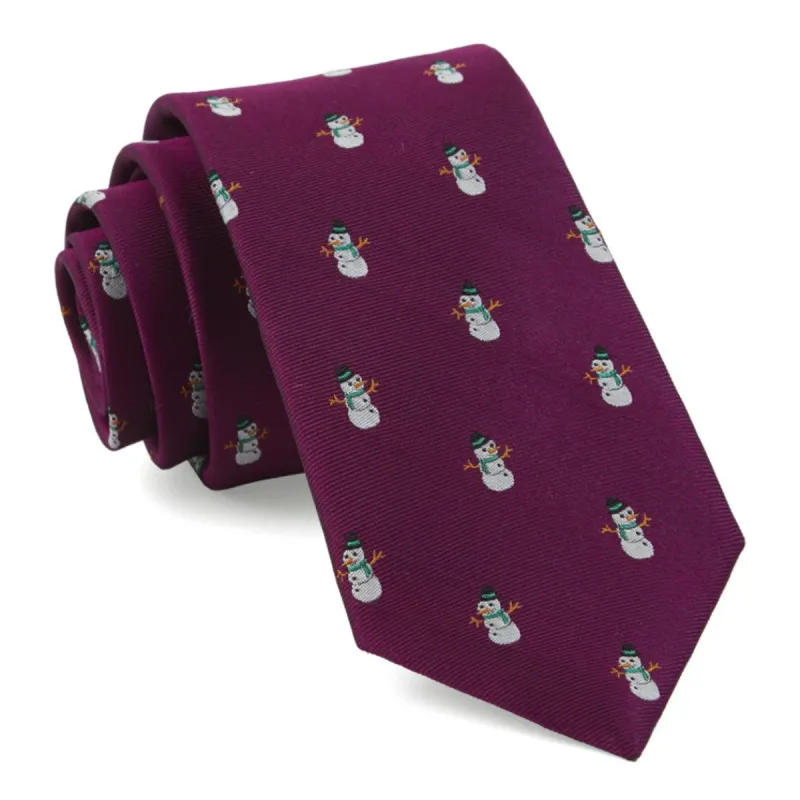 Snowman Goals Azalea Tie sold by The Tie Bar
