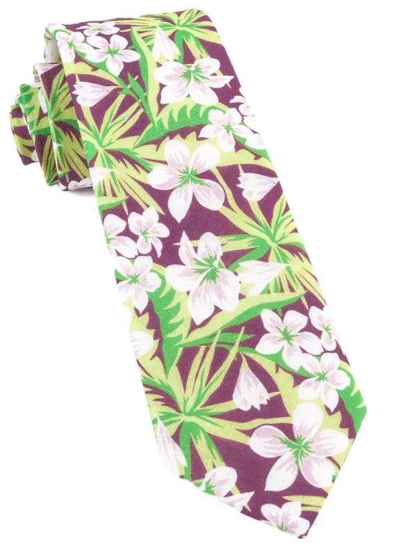 Tropic Of Linen Wine Tie sold by The Tie Bar