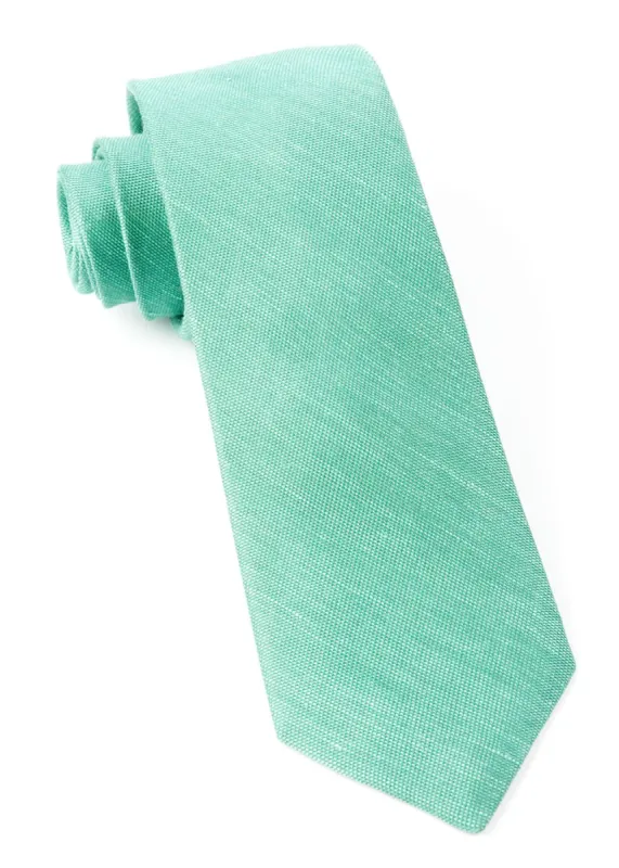 Sand Wash Solid Kelly Green Tie sold by The Tie Bar