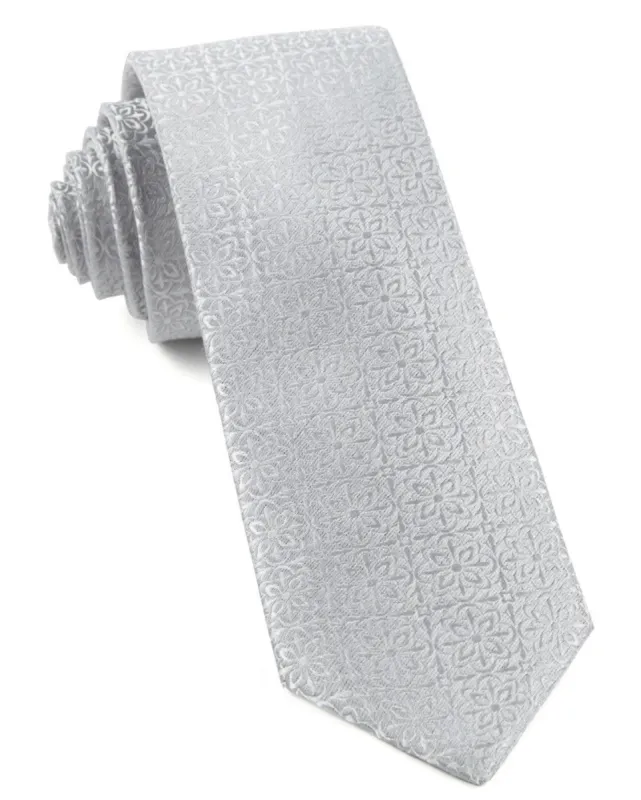 Opulent Light Silver Tie sold by The Tie Bar