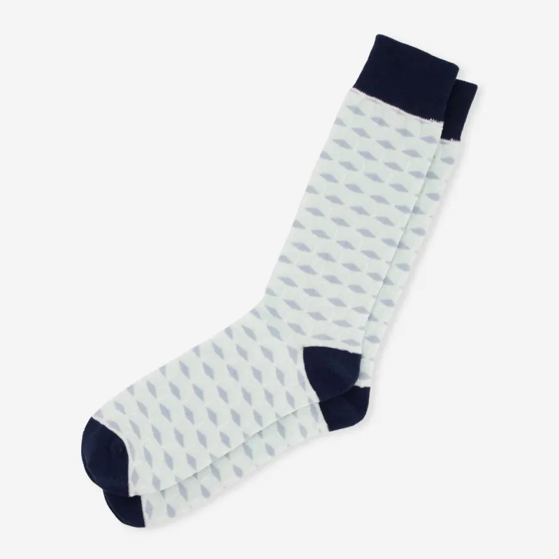 Cold Feet Ice Blue Dress Socks sold by The Tie Bar