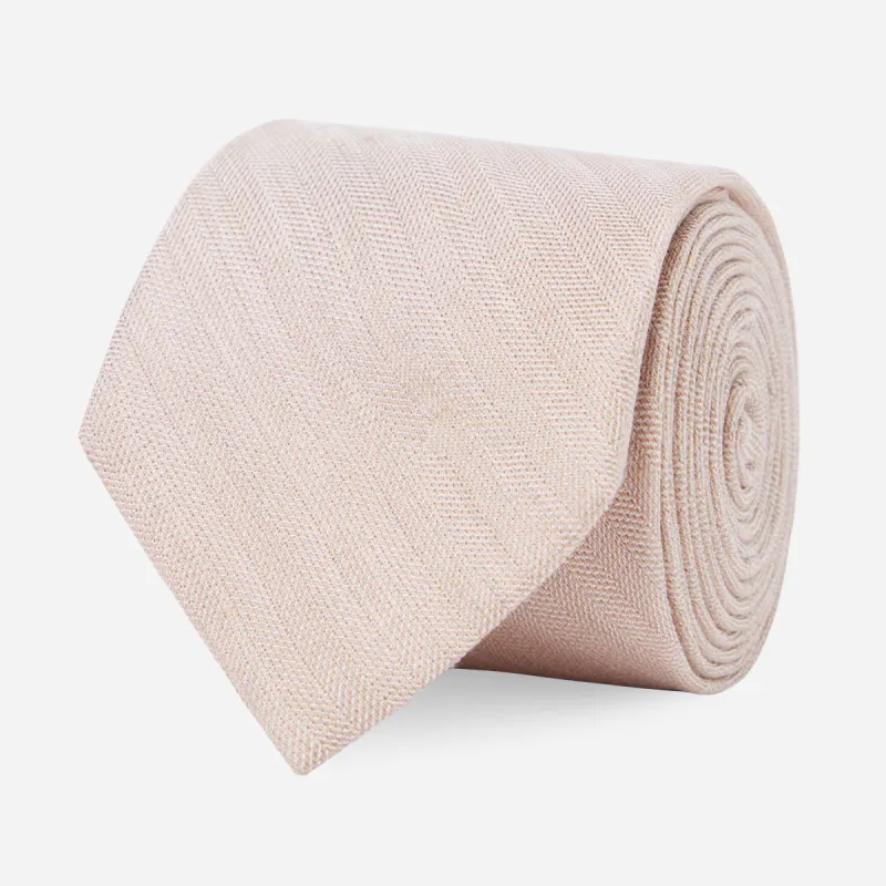 Bhldn Linen Row Sandstone Tie sold by The Tie Bar