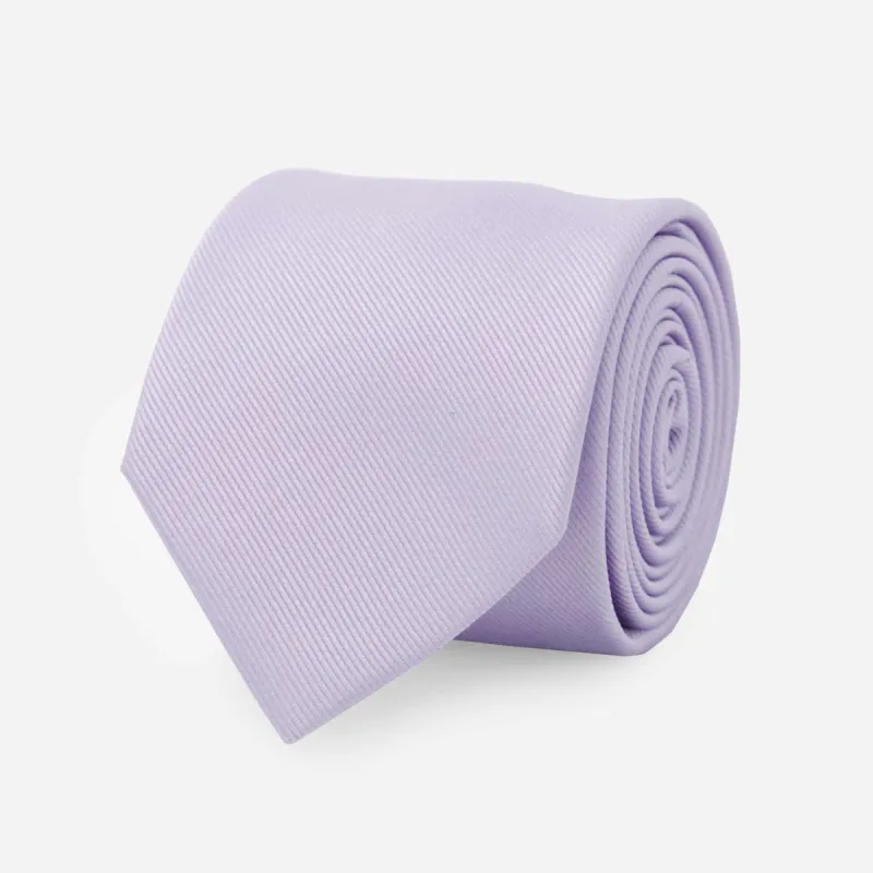 Grosgrain Solid Frosted Lilac Tie sold by The Tie Bar