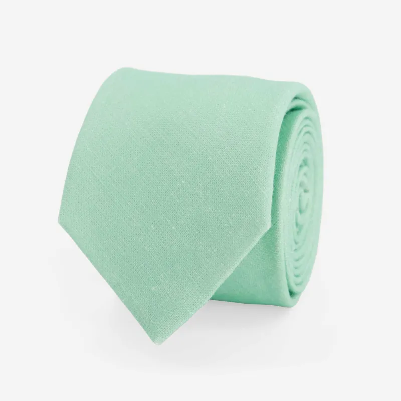 Soulmate Solid Mint Tie sold by The Tie Bar