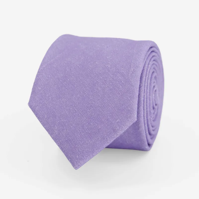 Soulmate Solid Lavender Tie sold by The Tie Bar