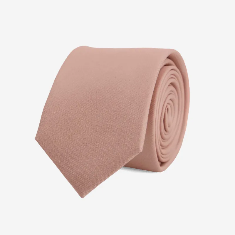 Mumu Weddings - Desert Solid Rose Gold Tie sold by The Tie Bar