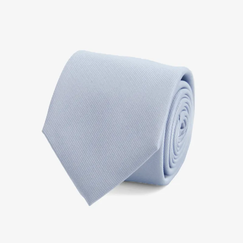Grosgrain Solid Dusty Blue Tie sold by The Tie Bar