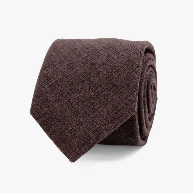 Pebble Solid Toffee Tie sold by The Tie Bar