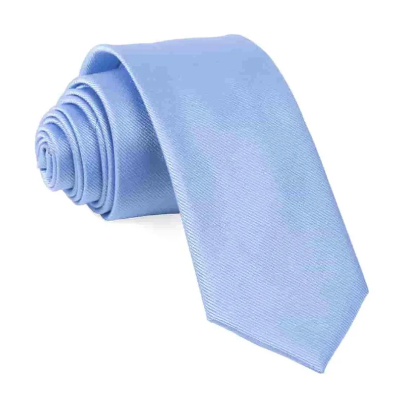 Grosgrain Solid Light Blue Tie sold by The Tie Bar