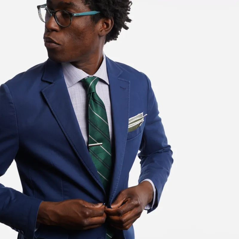 The Cotton Miracle Brilliant Blue Jacket made by The Tie Bar