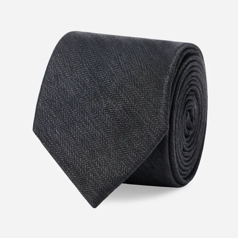 Mumu Weddings - Desert Solid Black Tie sold by The Tie Bar