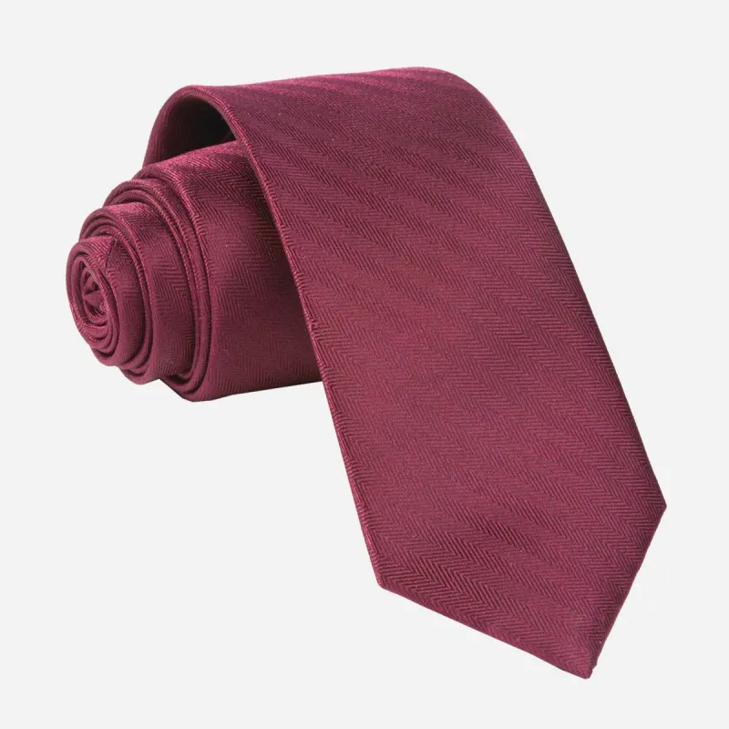 Mumu Weddings - Desert Solid Merlot Tie sold by The Tie Bar