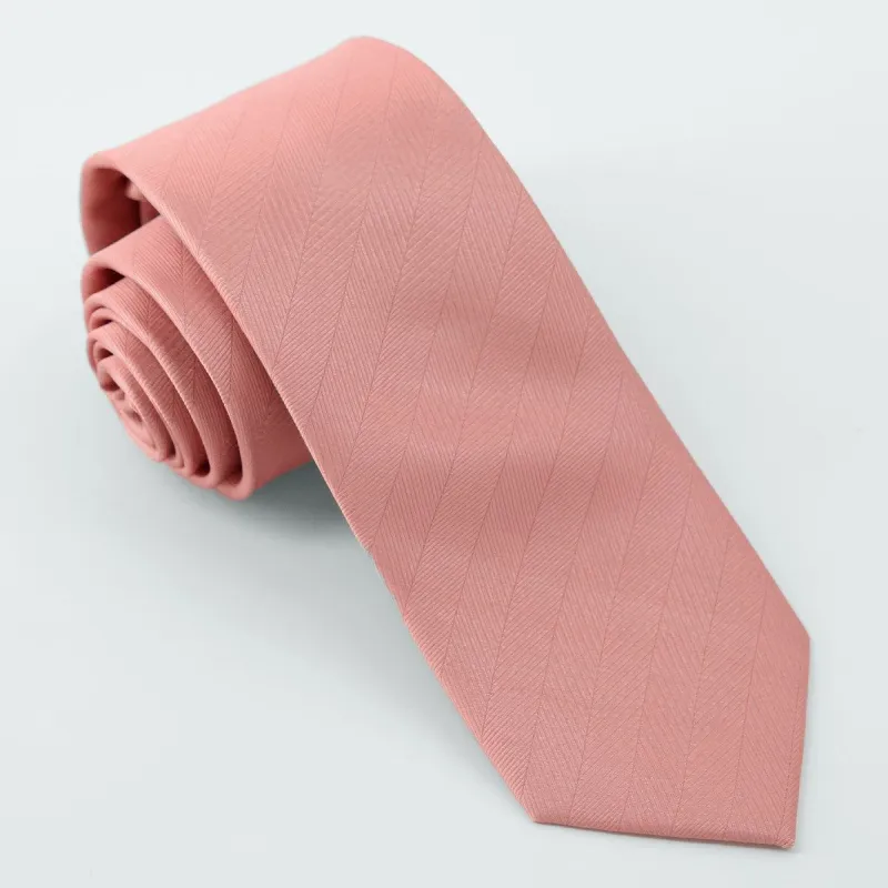Herringbone Vow Dusty Blush Tie sold by The Tie Bar