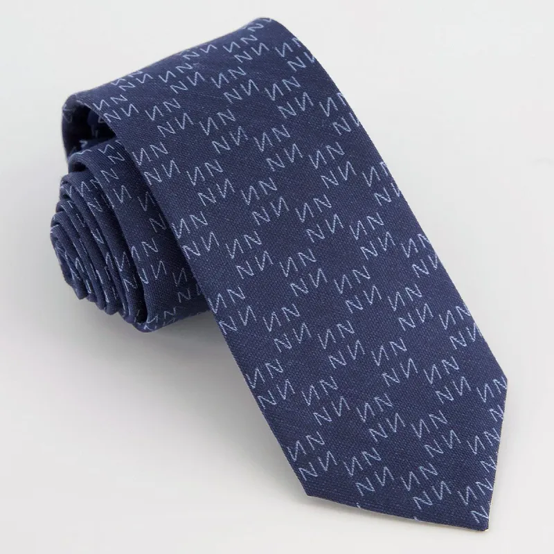 Monogram Navy N Tie sold by The Tie Bar