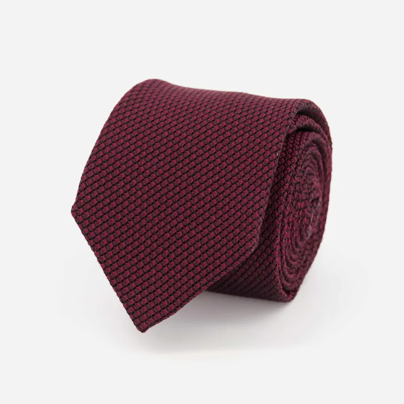 Grenalux Burgundy Tie sold by The Tie Bar