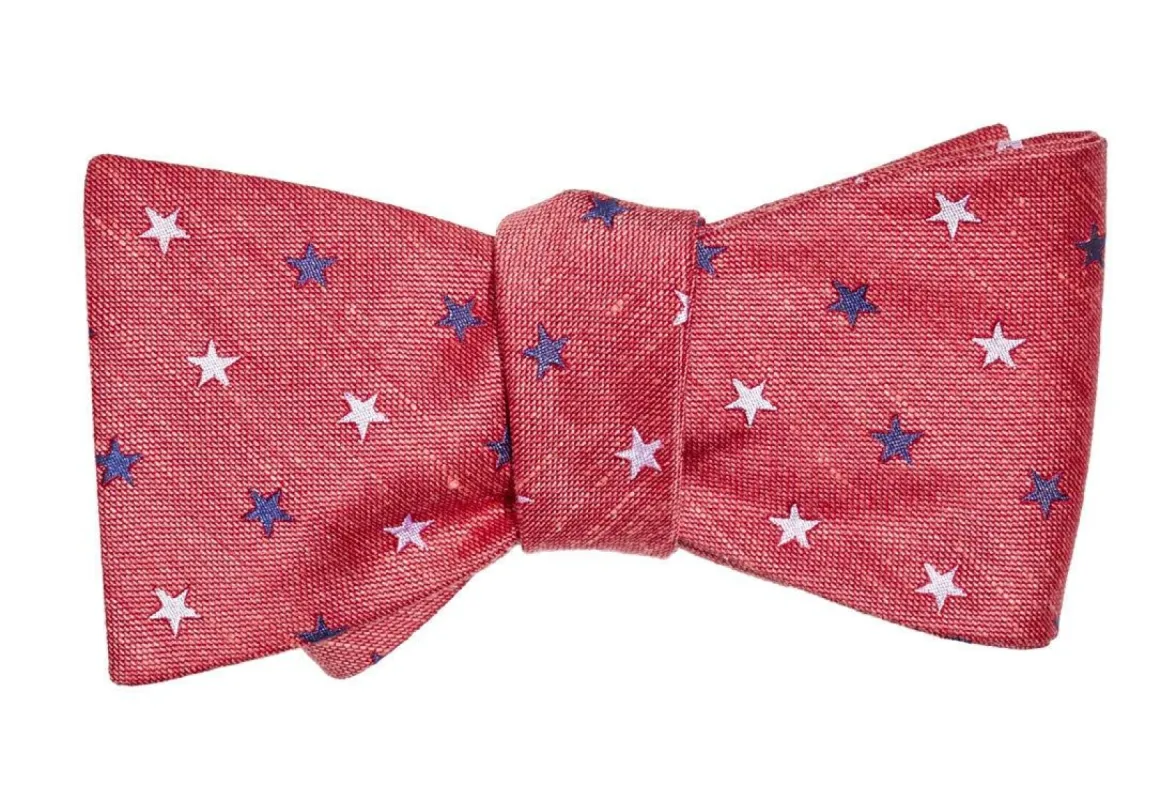 Star Spangled Red Bow Tie sold by The Tie Bar