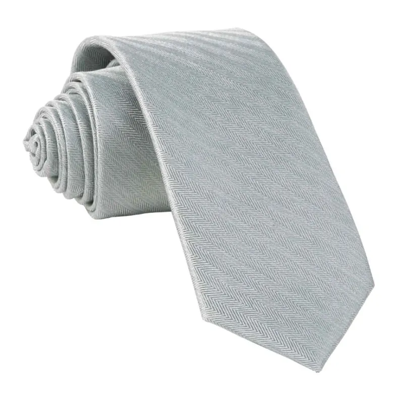 Mumu Weddings - Desert Solid Silver Sage Tie sold by The Tie Bar