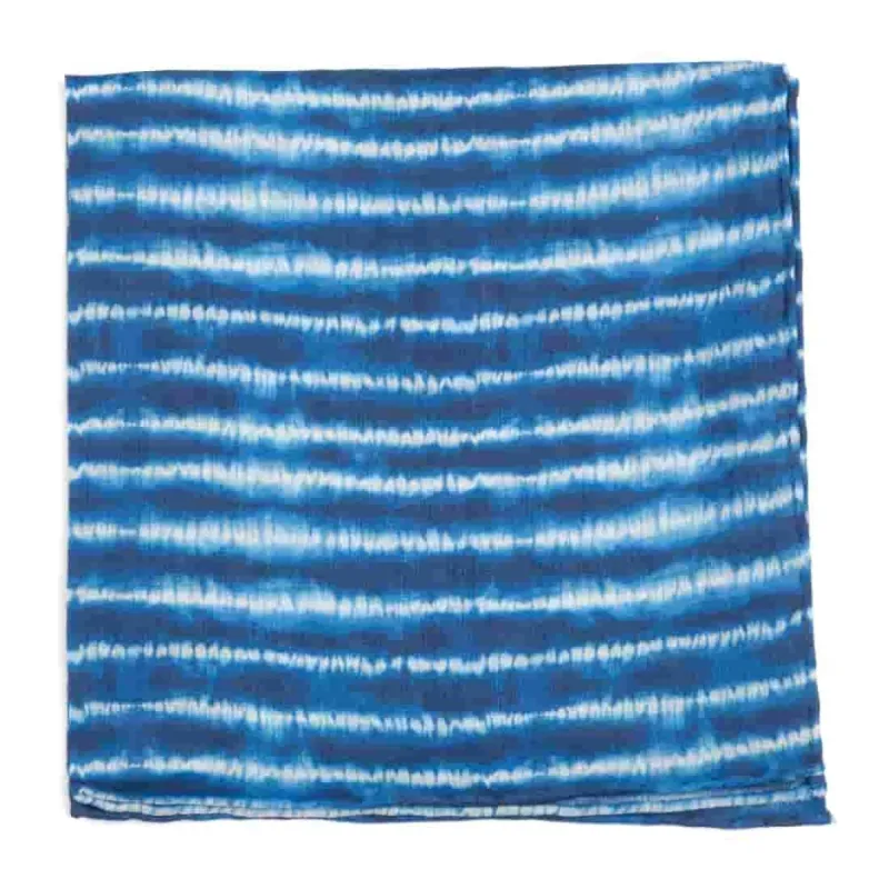 Day Dreamer Stripe Navy Pocket Square sold by The Tie Bar