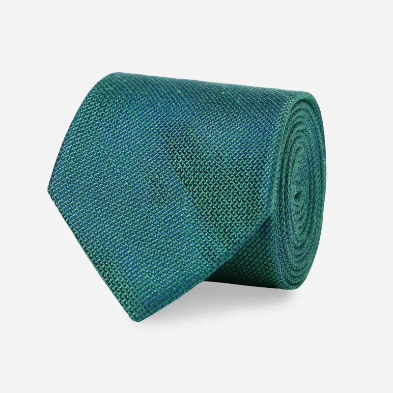 Smith Solid Emerald Green Tie sold by The Tie Bar