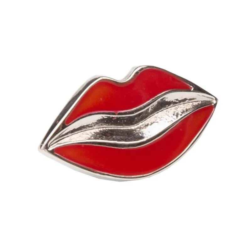Lip By Jacob Tobia Pink Lapel Pin sold by The Tie Bar