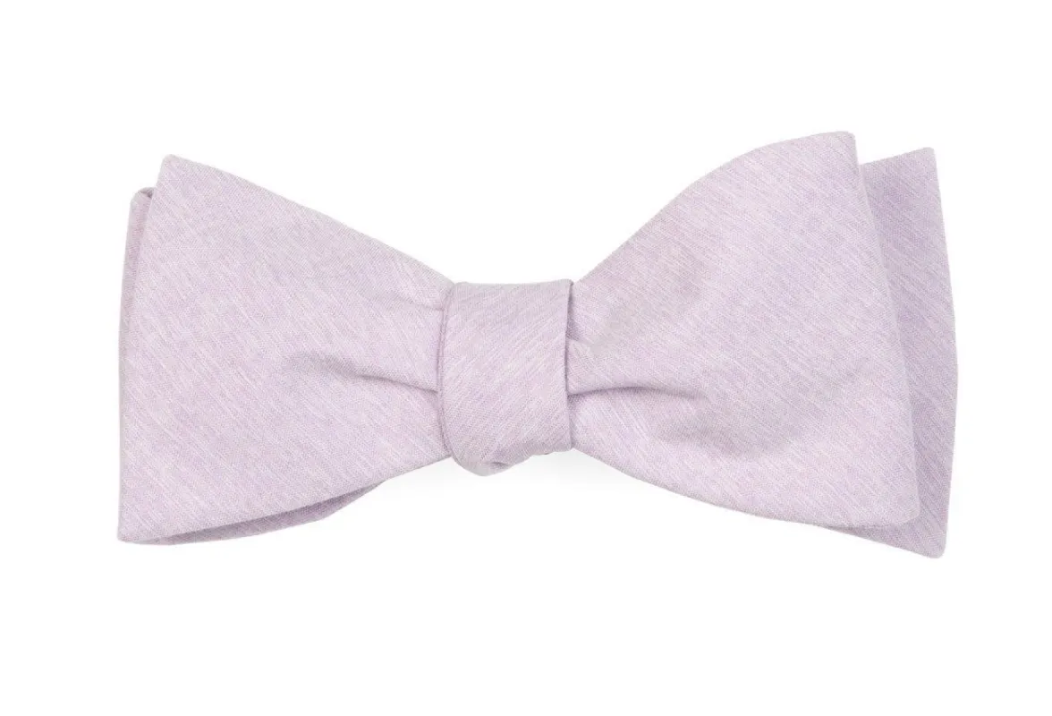 Sunset Solid Lavender Bow Tie sold by The Tie Bar
