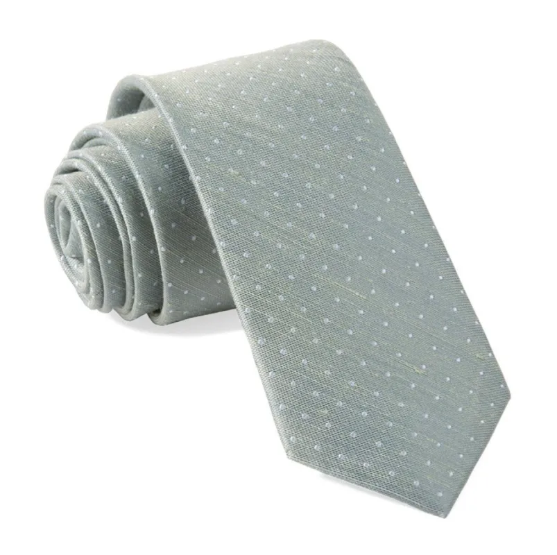 Bhldn Destination Dots Morning Mist Tie sold by The Tie Bar
