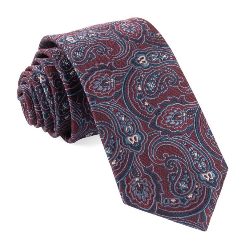 Tailored Paisley Red Tie sold by The Tie Bar
