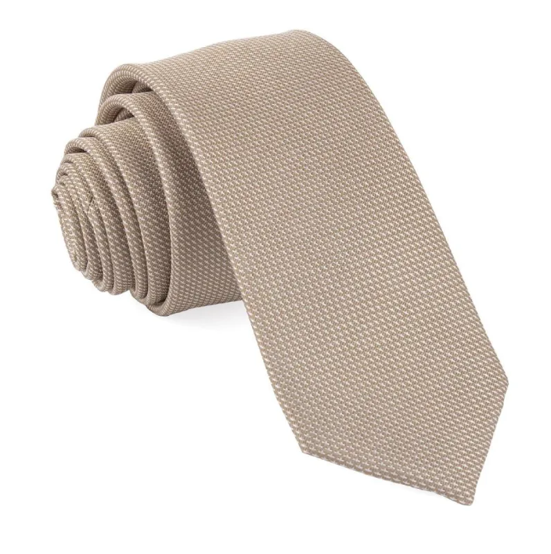 Bhldn Union Solid Light Champagne Tie sold by The Tie Bar