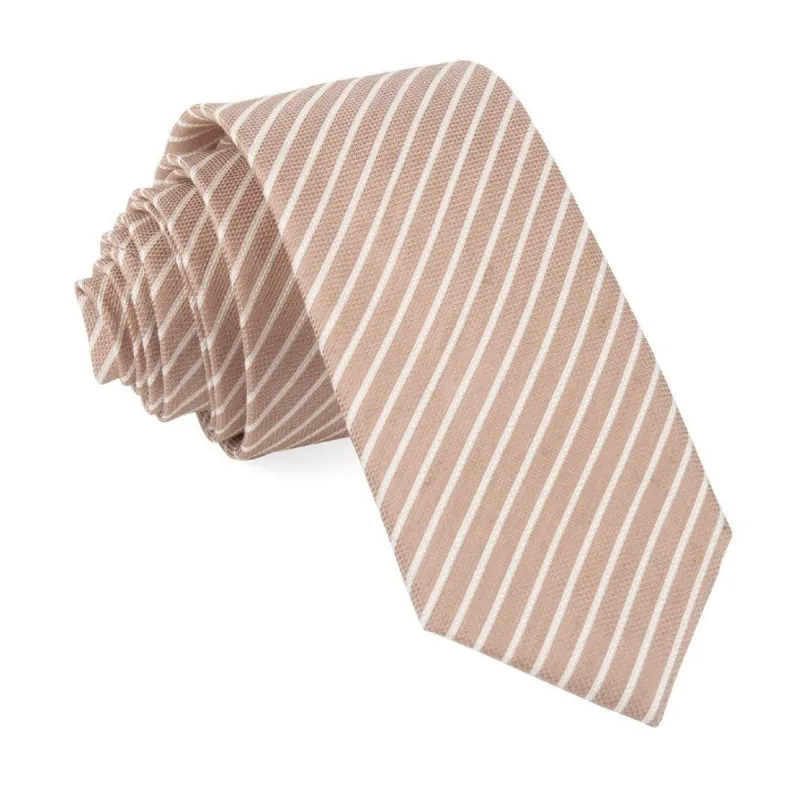 Bhldn Pier Stripe Rose Quartz Tie sold by The Tie Bar