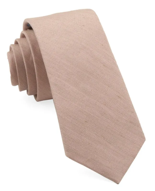Bhldn Linen Row Rose Quartz Tie sold by The Tie Bar