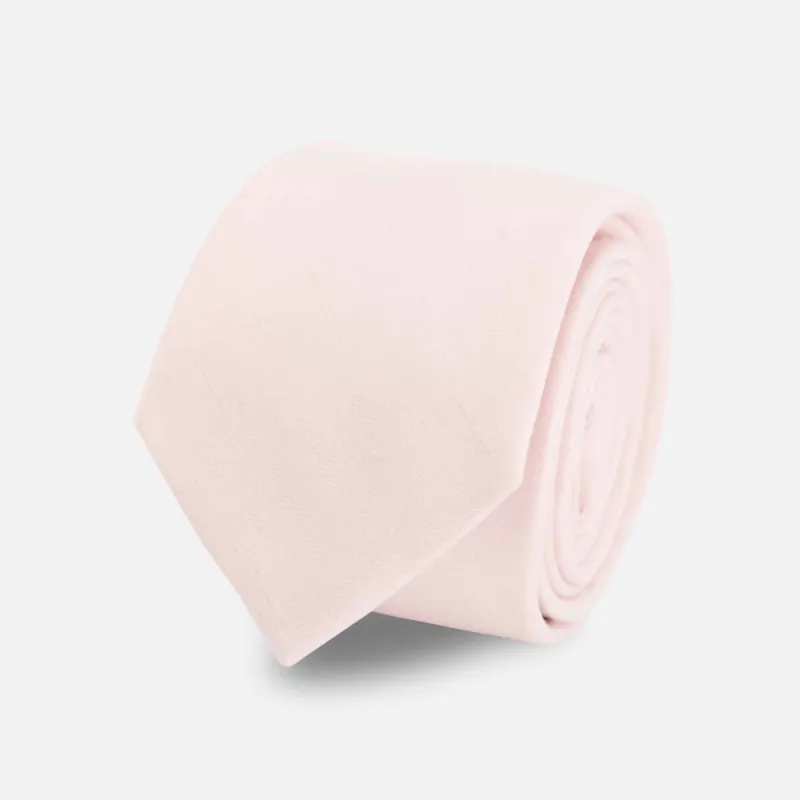 Linen Row Blush Pink Tie sold by The Tie Bar