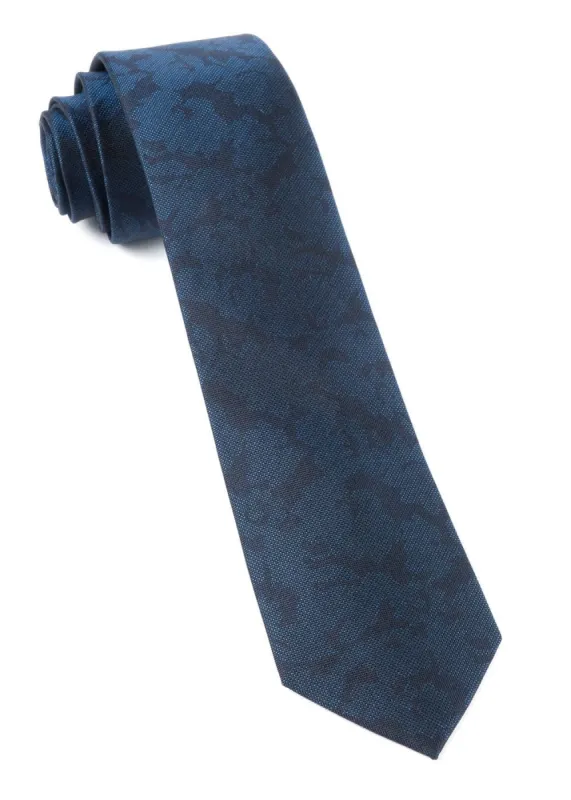 Refinado Floral Navy Tie sold by The Tie Bar