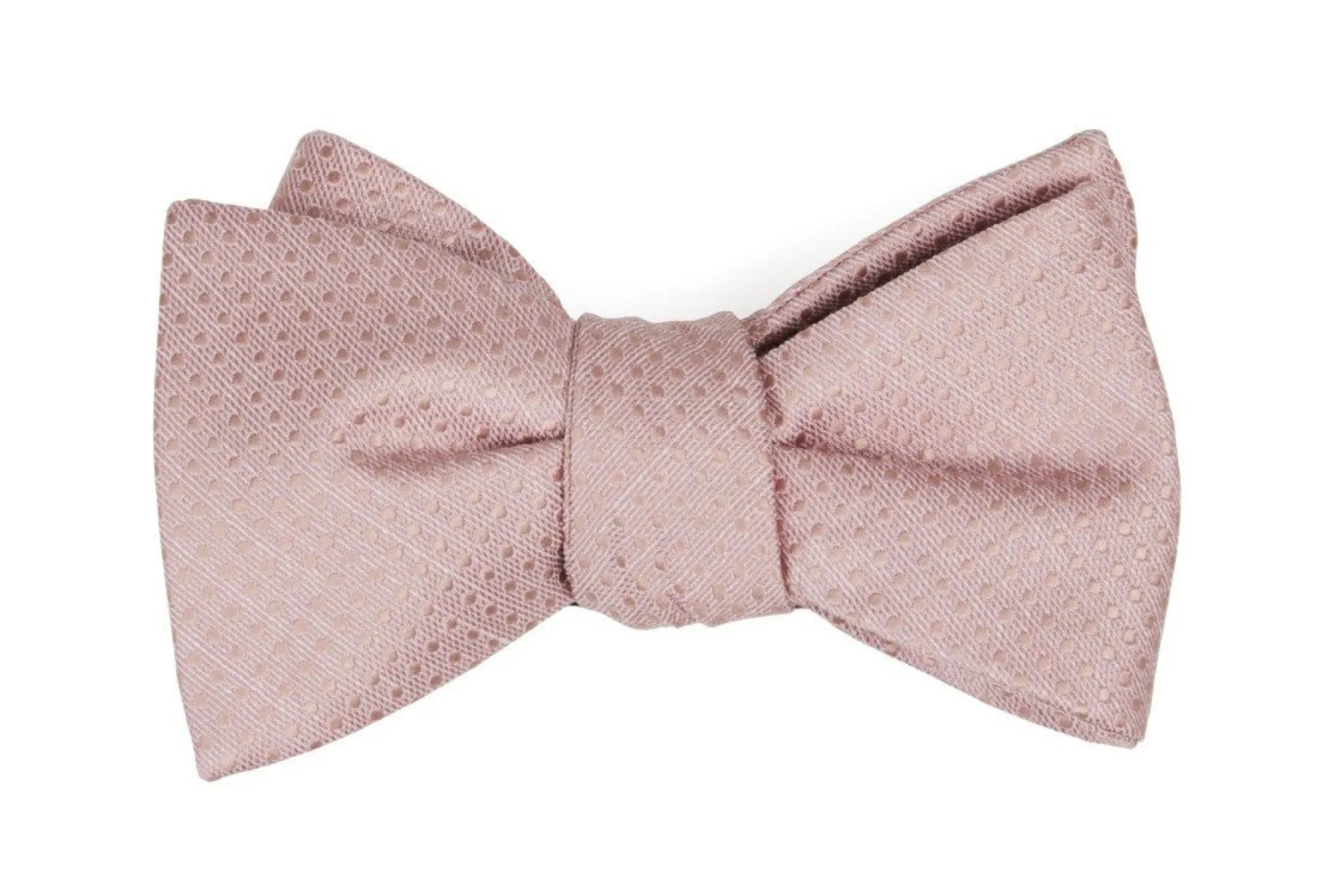 Dotted Spin Blush Pink Bow Tie sold by The Tie Bar