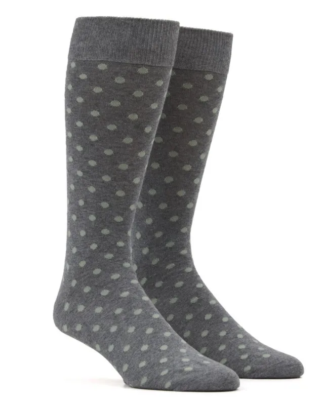 Circuit Dots Sage Green Dress Socks sold by The Tie Bar