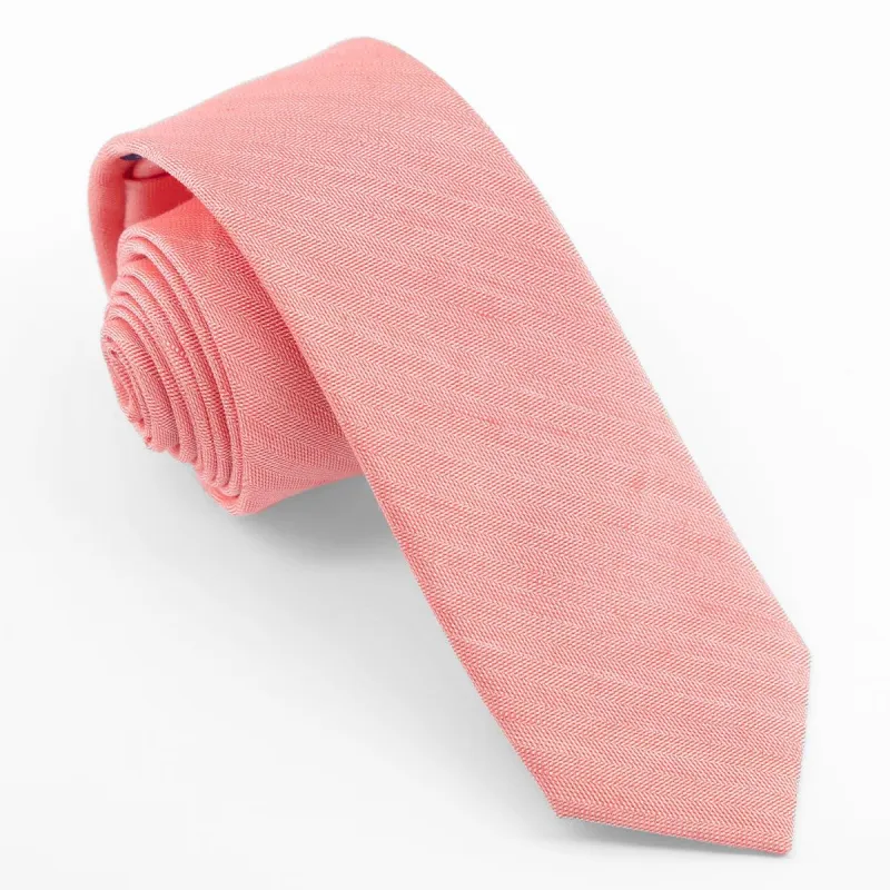 Linen Row Watermelon Tie sold by The Tie Bar
