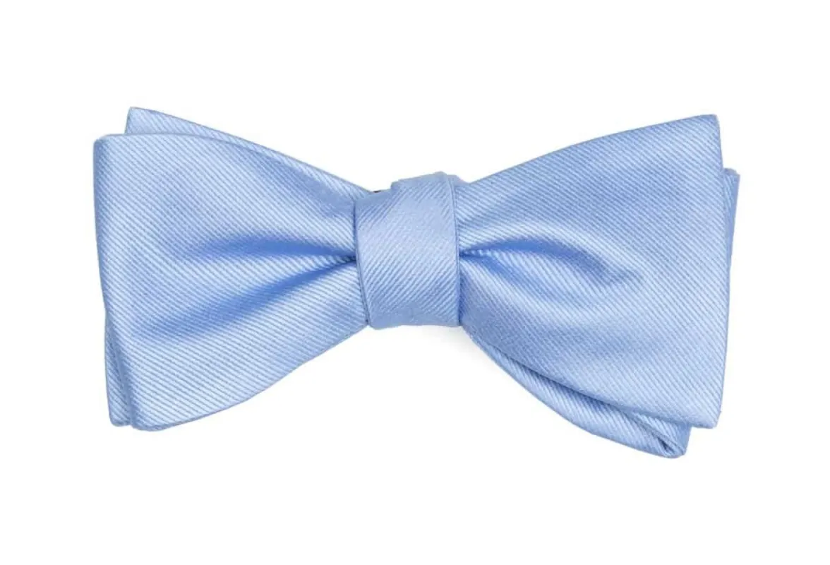 Grosgrain Solid Light Blue Bow Tie sold by The Tie Bar