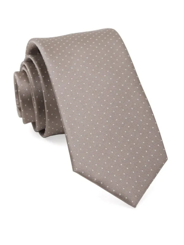 Mini Dots Sandstone Tie sold by The Tie Bar