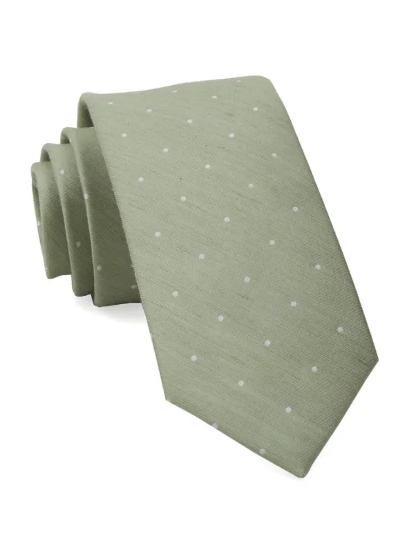 Bulletin Dot Sage Green Tie sold by The Tie Bar