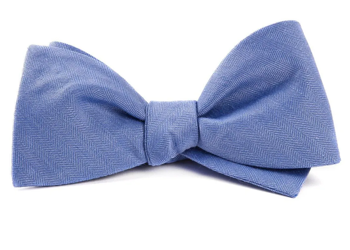 Linen Row Light Blue Bow Tie sold by The Tie Bar