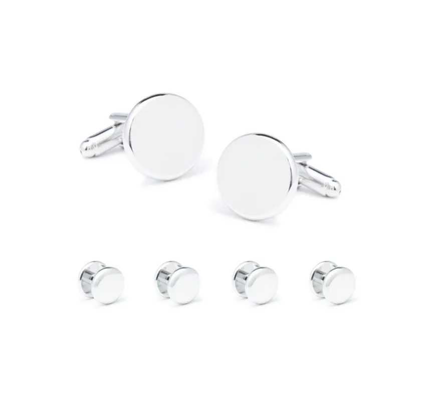 Silver Cufflinks sold by The Tie Bar