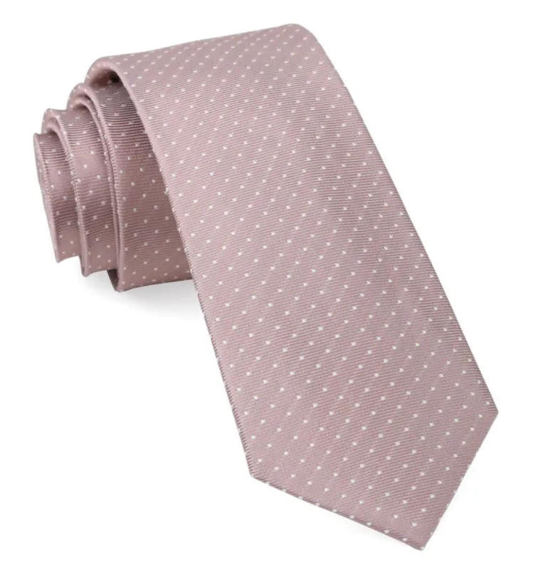 Mini Dots Mauve Stone Tie sold by The Tie Bar
