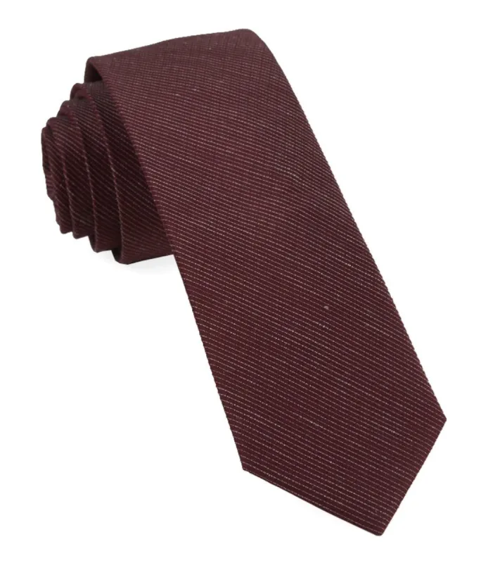 Bhldn Black Cherry Solid Black Cherry Tie sold by The Tie Bar