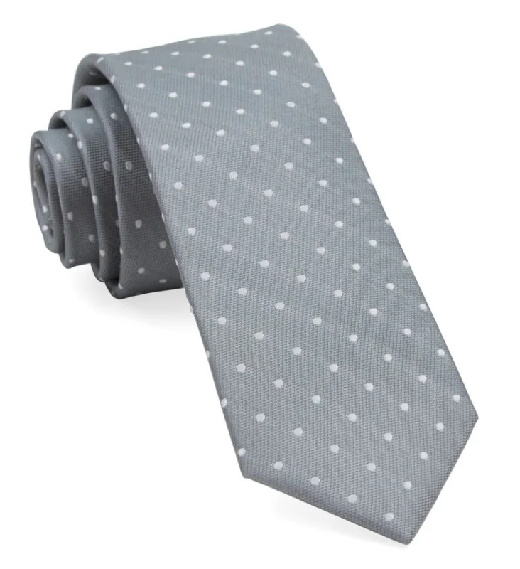Mumu Weddings - Seaside Dot Silver Sage Tie sold by The Tie Bar