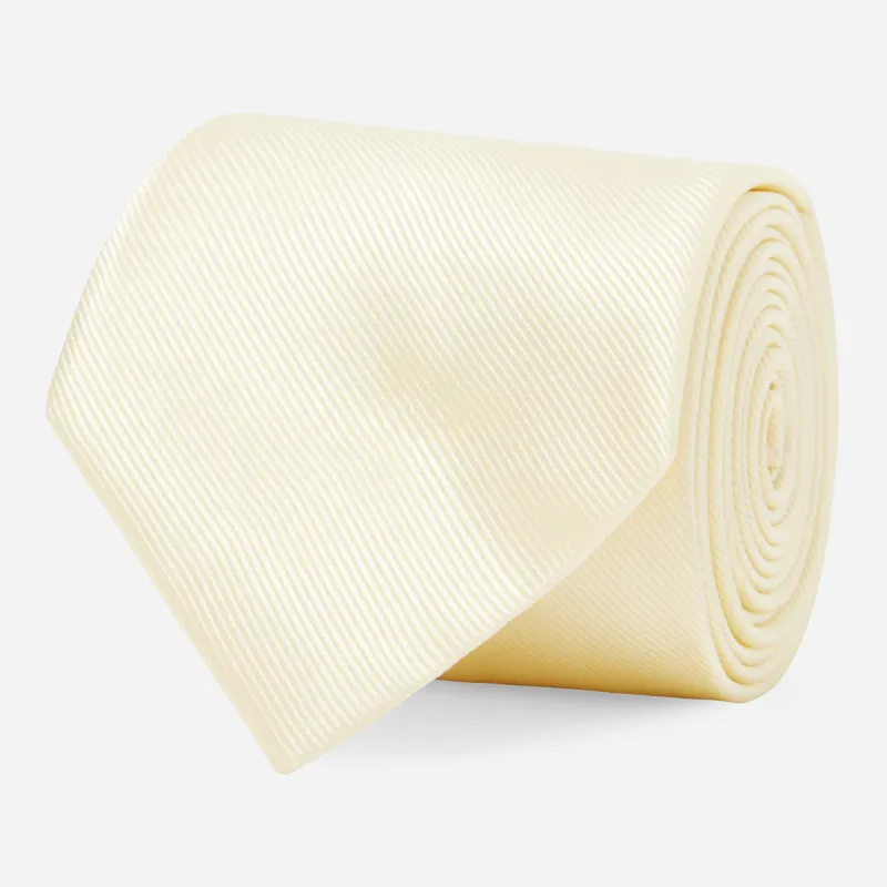 Grosgrain Solid Butter Tie sold by The Tie Bar