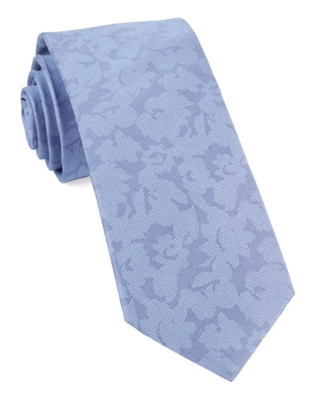 Refinado Floral Periwinkle Tie sold by The Tie Bar