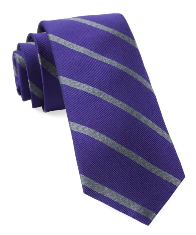 Wheelhouse Stripe Plum Tie sold by The Tie Bar