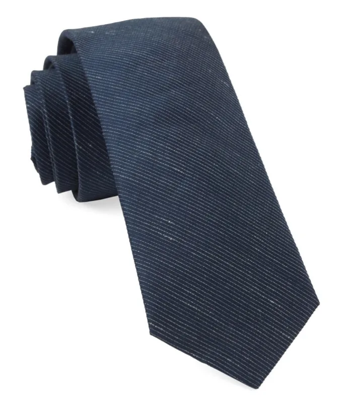 Fountain Solid True Navy Tie sold by The Tie Bar