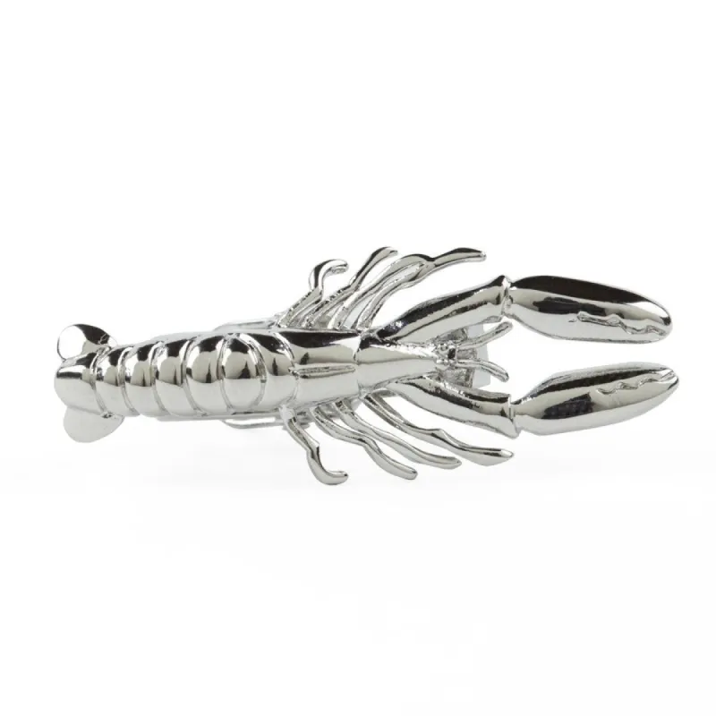 Lobster Silver Tie Bar sold by The Tie Bar